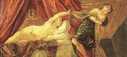 Jacopo Robusti Tintoretto Joseph and Potiphar's Wife Sweden oil painting artist